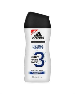 Body Hair Face Hydra Sport гель для душа шампунь и гель для умывания для для мужчин 250 мл Adidas