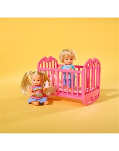 Кукла Simba Штеффи с детьми и принадлежностями 5736350 29см Steffi & evi love