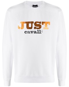 Свитер с длинными рукавами и логотипом Just cavalli