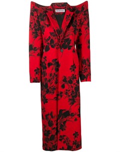 Пальто с цветочным принтом Balenciaga