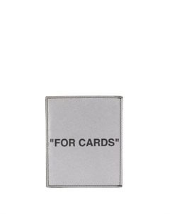 Картхолдер с принтом For Cards Off-white