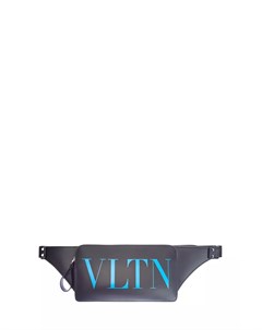 Поясная сумка из телячьей кожи с неоновым принтом VLTN Valentino