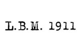l.b.m. 1911